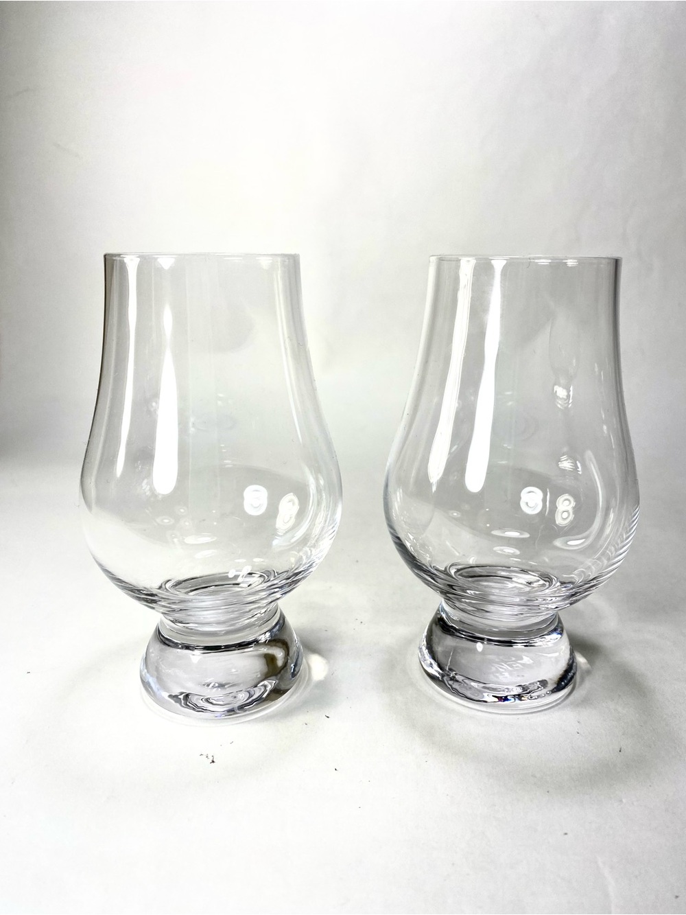 Set of 2 The Glencairn Whiskey Snifter Clear Tasting Glasses